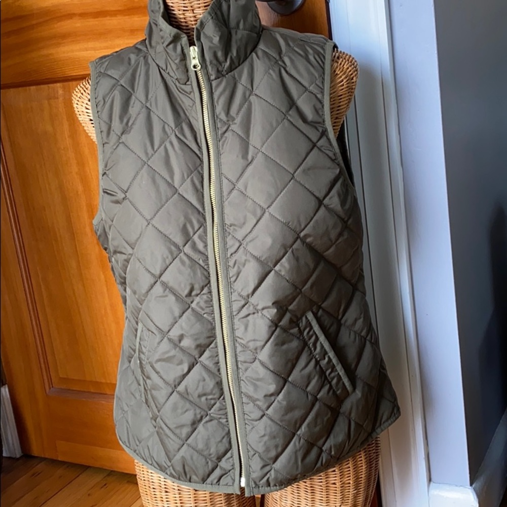 Olive Green Vest